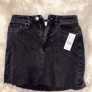 PACSUN DENIM BLACK SKIRT